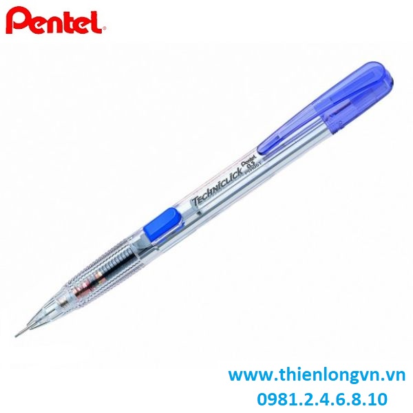 Bút Chì kim bấm giữa Pentel 0.5mm – PD105T thân xanh dương