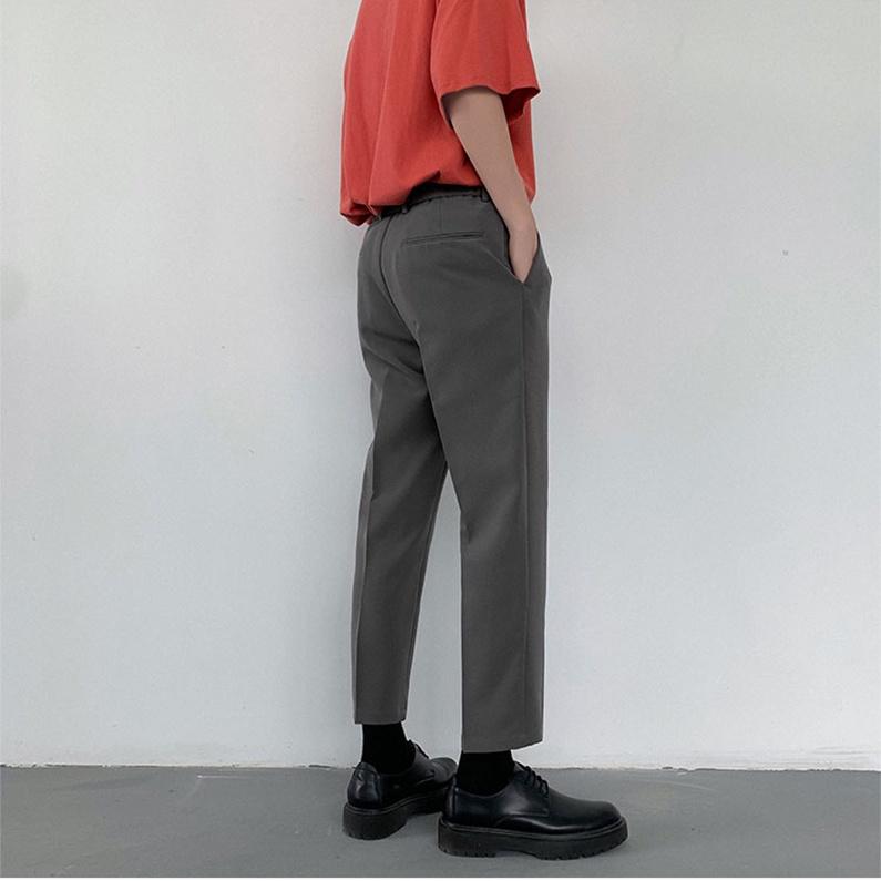 Quần Âu Baggy Nam Ống Đứng Trơn Màu Phối Cạp Đính Cúc Thời Trang Zenkonu QUAN NAM 118V4