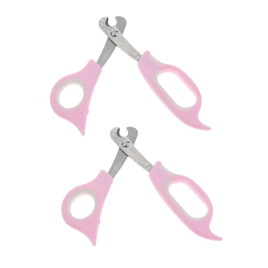 2 Cặp Puppy Puppy Clippers Móng Vuốt Dao Dog Cat Động Vật Kéo