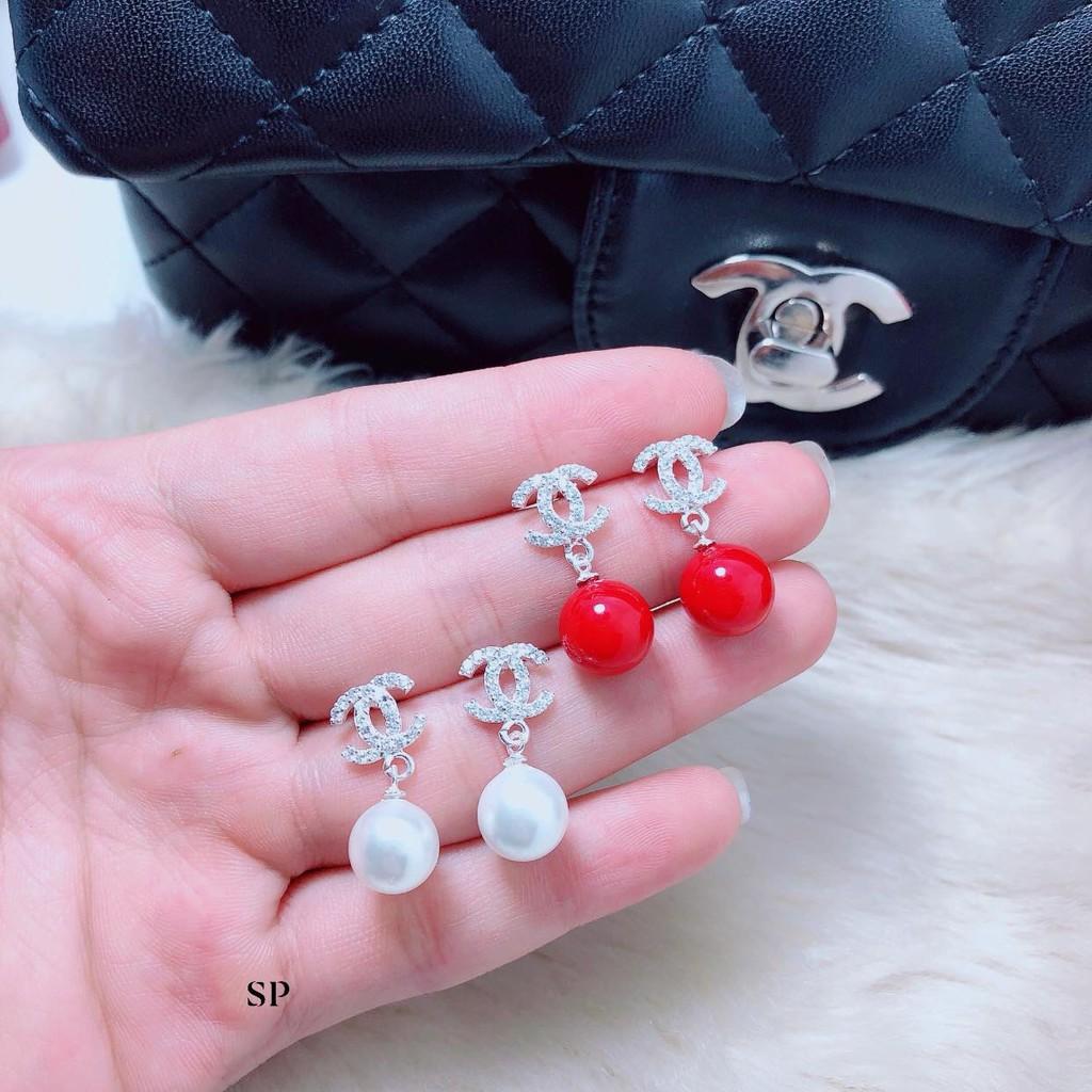 Bông tai bạc nữ / khuyên tai x gắn trai xinh xắn / ảnh thật, sẵn hàng -