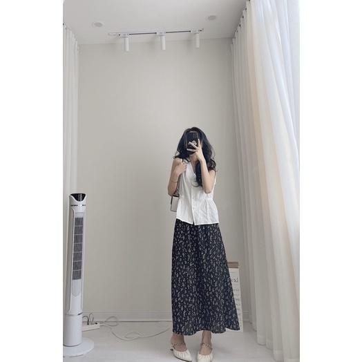 Chân váy hoa nhí xoè hàn quốc by Samhyewear