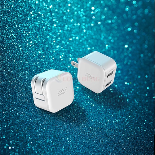 Cốc sạc Innostyle Minigo 2 2USB 12W IC12SAWHI - Hàng chính hãng