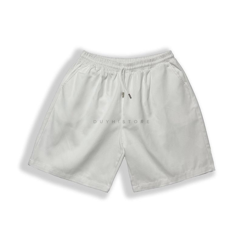 Quần Short Kaki Đen Trắng / Quần unisex nam nữ / Ảnh thật