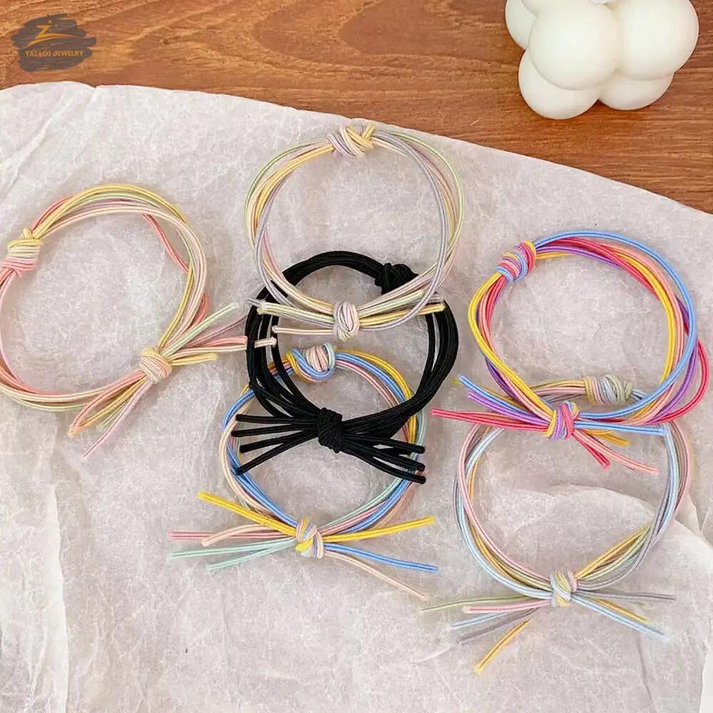 Thun buộc tóc đa sắc màu phong cách Hàn Quốc cho nữ - TLJA0031