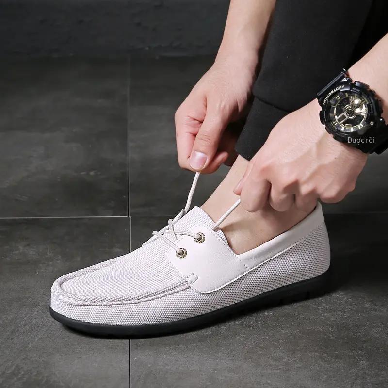 Giày da đặc biệt khuyến mãi mới nhất giày lưới đỏ đôi giày phiên bản Hàn Quốc ins mới nhất