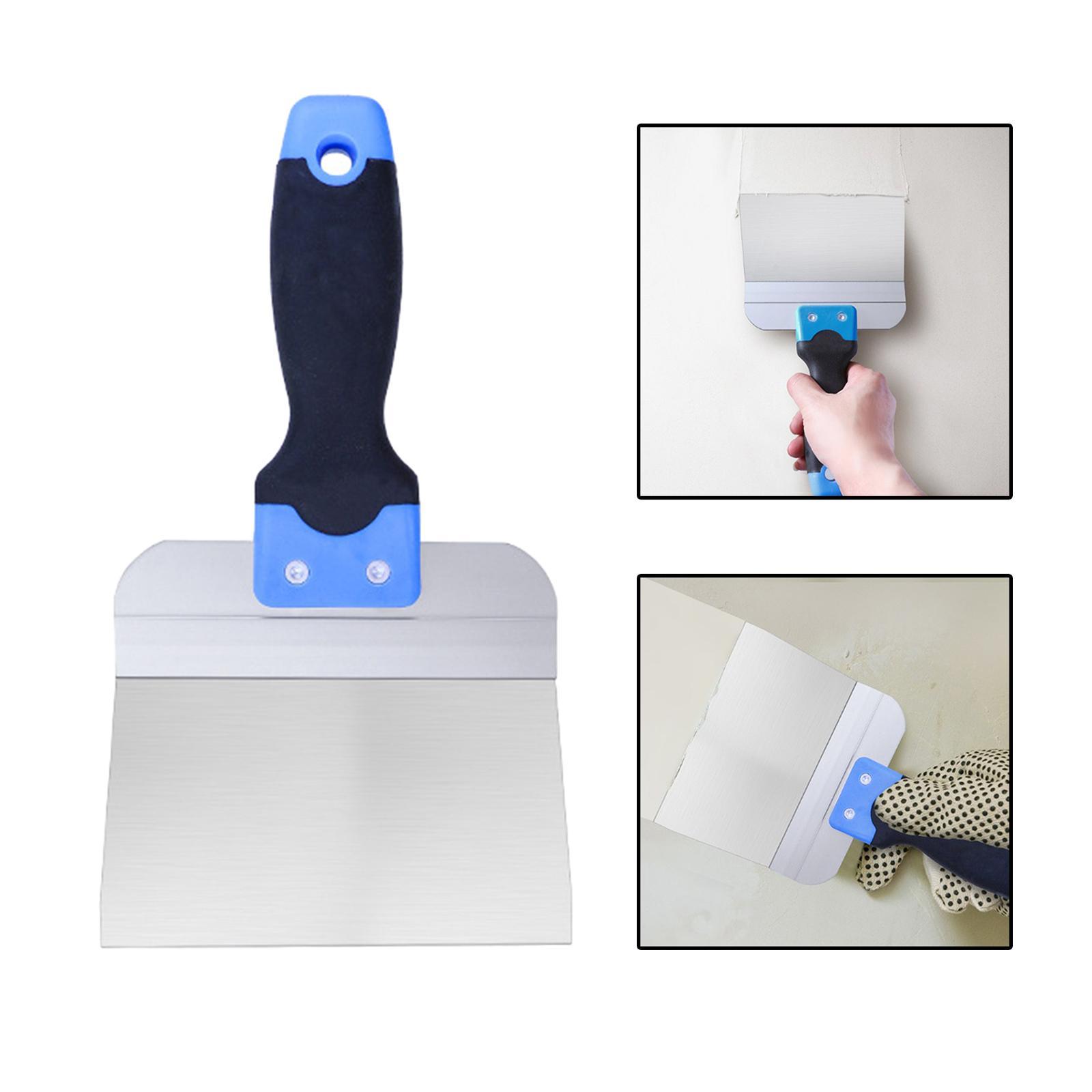 Paint Putty Scraper Stainless Steel Painters Tool Spackle Knife, for Decals Plaster