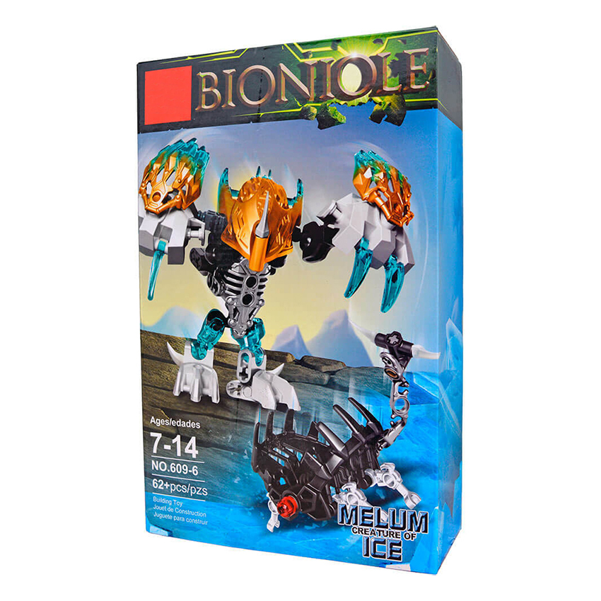 Mô hình Robot tự lắp ráp Bionicle 609-6 Melum Ice - Đồ chơi sáng tạo