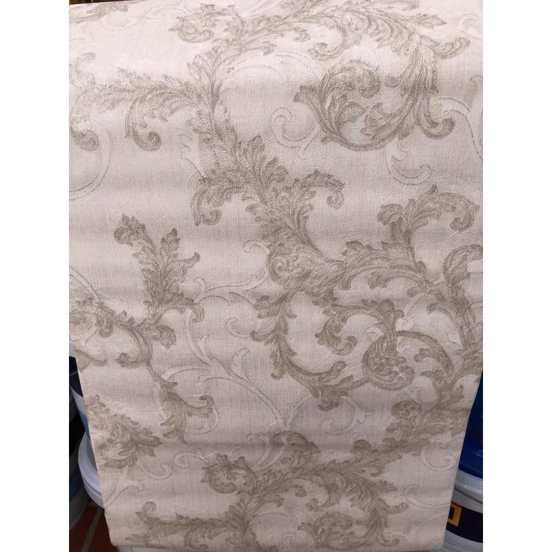 Giấy dán tường khổ 53cm*10 mét hoa văn thô lụa