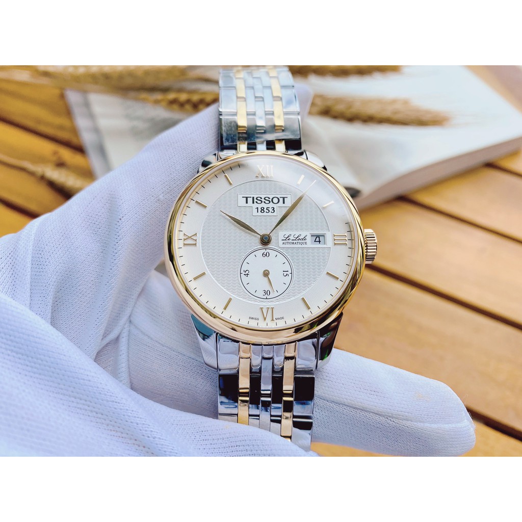 Đồng Hồ Cơ Nam Tiissot 1853 Le Locle Automatic T006.428.11.038.01 ,Lịch ngày-Máy cơ-Dây kim loại-Size 40mm- Cung Cấp Bởi AmandaC Life