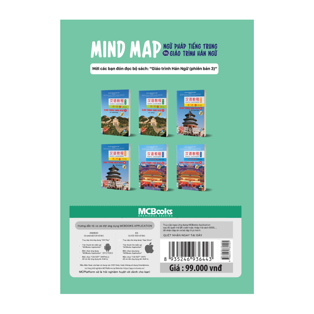 Sách - Mind map ngữ pháp tiếng Trung theo giáo trình hán ngữ - MCBooks