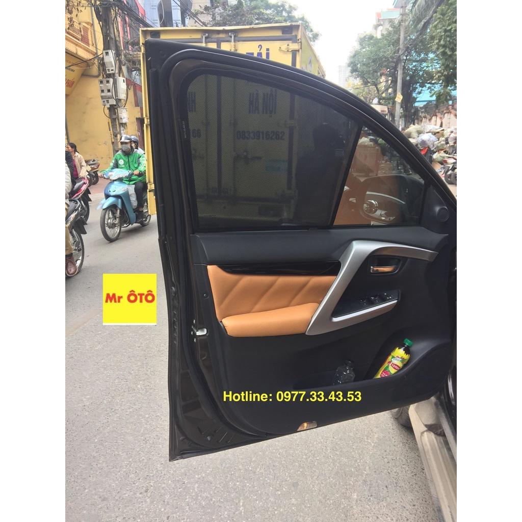 Rèm Che Nắng Xe Mitsubishi Pajero sport 2017-2019 Loại 1. Cam Kết Chuẩn Khít Theo Xe