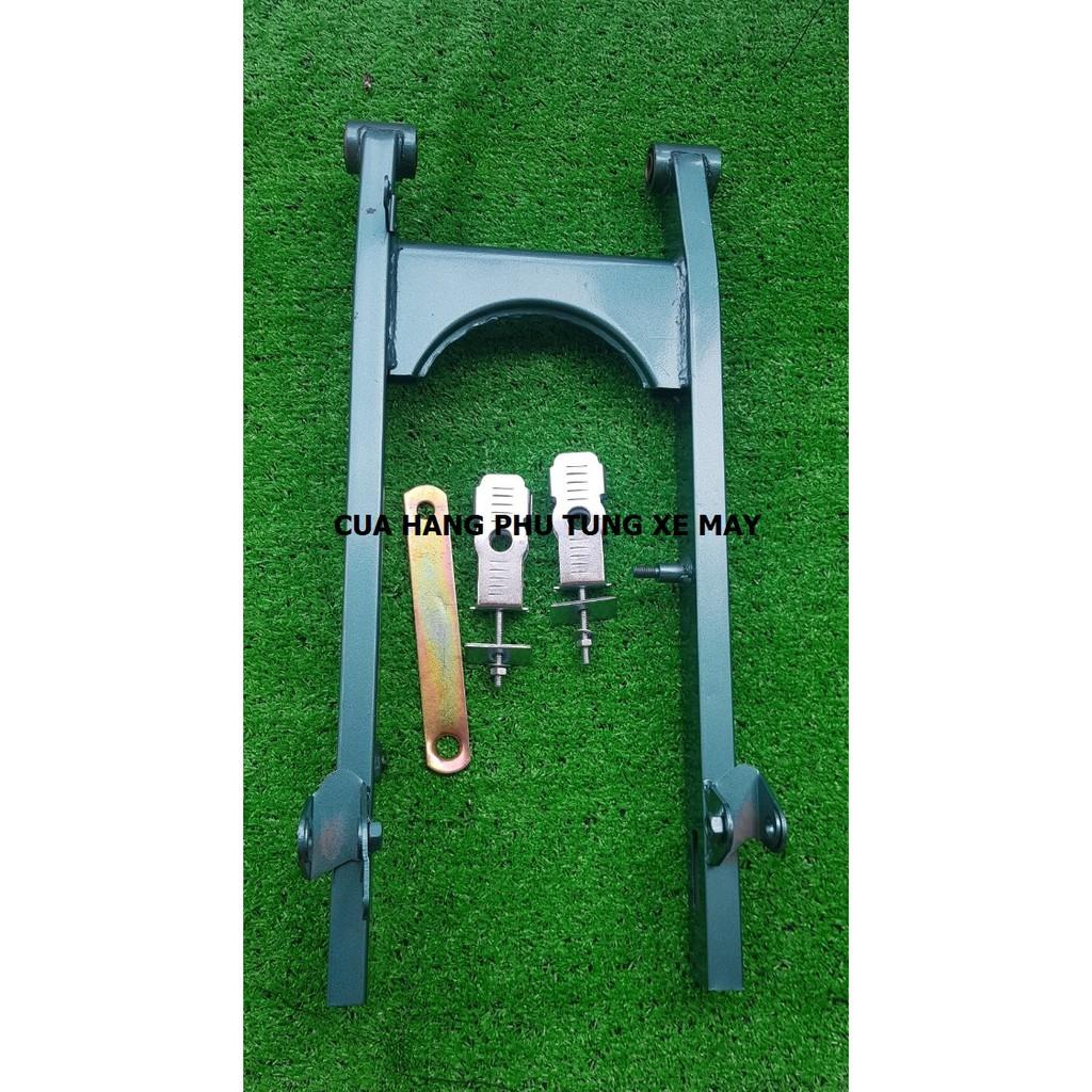 Gấp xe Sirius, Jupiter 50cm màu xanh kèm pát tăng sên