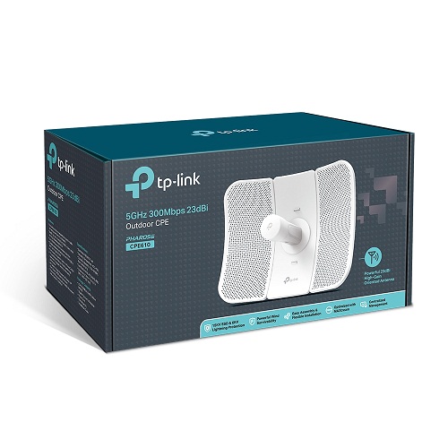 CPE Outdoor 23dBi Tốc Độ 300Mbps Băng Tần 5GHz CPE610-HÀNG CHÍNH HÃNG