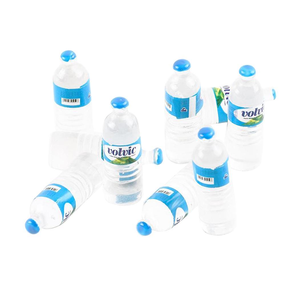 10pcs Mini Resin Craft Micro Landscaping Decor Water Bottles for Doll House