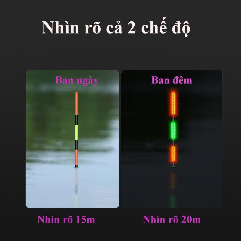 Phao Câu Cá Săn Hàng Đêm Thiên Cung Tử Chất Liệu Carbon Tăm To Chống Mỏi Mắt