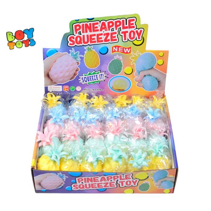 Đồ chơi mềm dẻo Squishy Mochi hình quả dứa dễ thương, xả stress giải tỏa căng thẳng