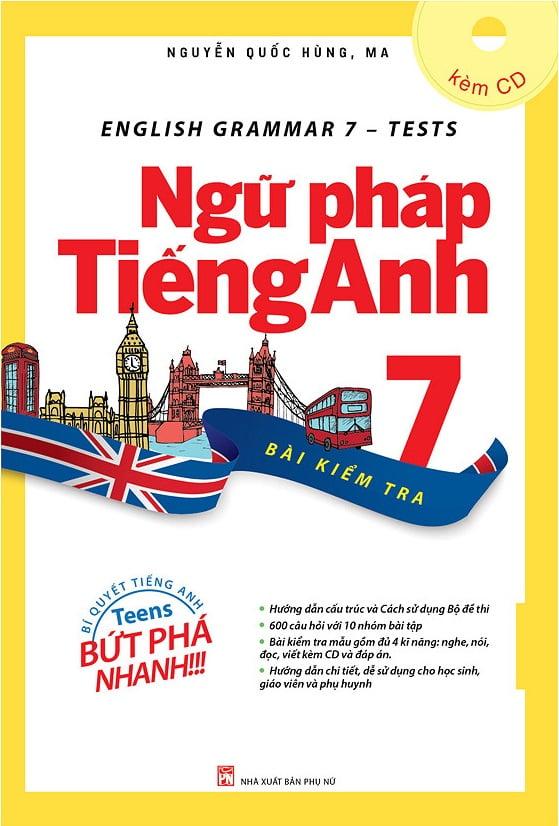 English Grammar - Ngữ Pháp Tiếng Anh 7 (Bài Kiểm Tra)