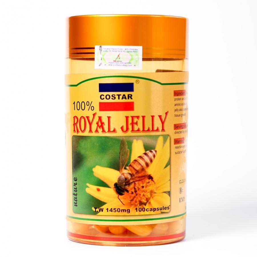 Thực phẩm chức năng Sữa Ong Chúa Costar Royal Jelly Soft Gel Capsules 1450mg (100 viên)