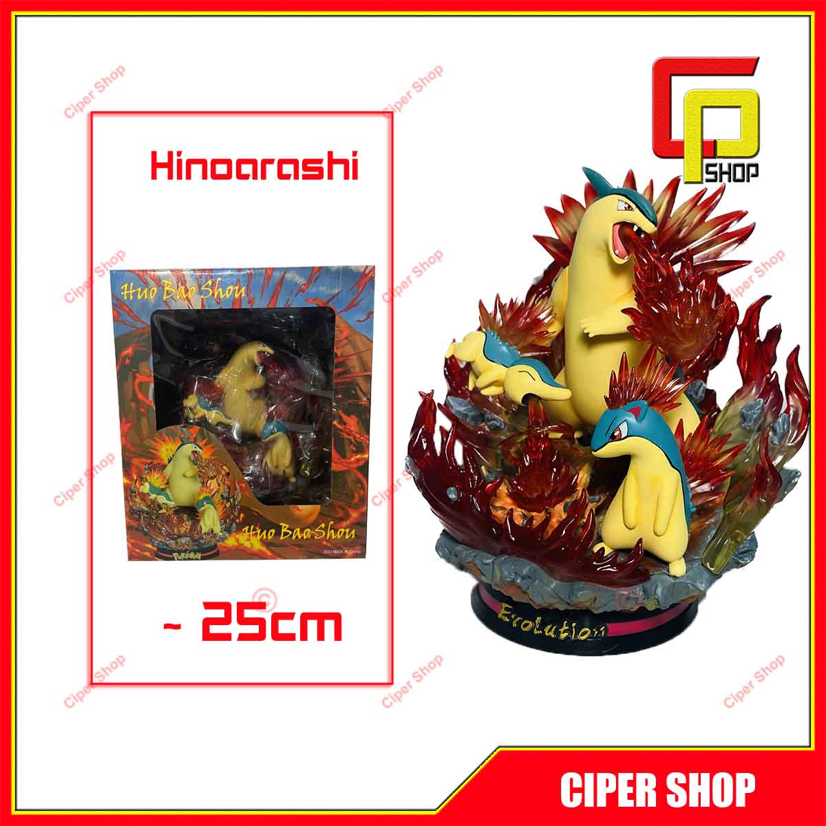 Mô hình Chuột Lửa Hinoarashi - Figure Hinoarashi tiến hóa
