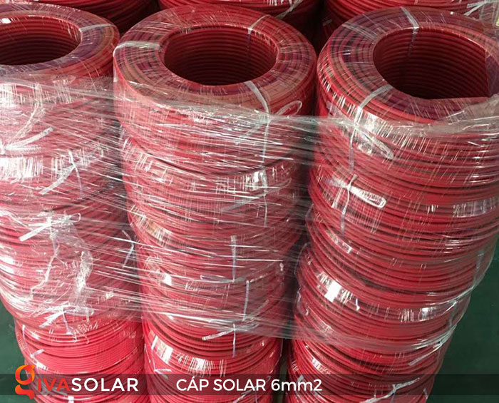 Dây cáp DC chuyên dụng cho điện năng lượng mặt trời GIVASOLAR DC 6mm2 - Cuộn 100m
