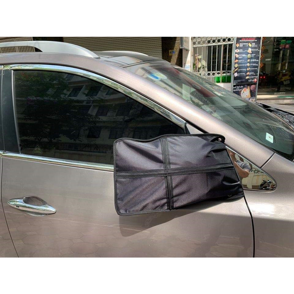 Bộ 2 túi bảo vệ gương ô tô bảo vệ gương xe hơi, túi chống trộm gương ô tô bản nâng cấp chống cắt, chống bẻ cho các dòng xe