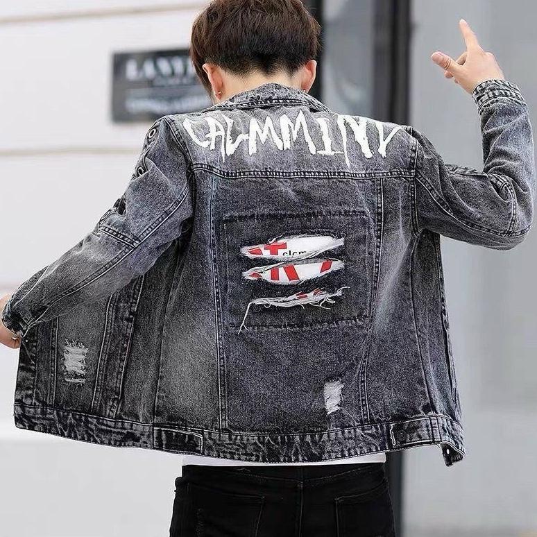 Áo khoác jean nam thời trang cao cấp, chất liệu denim thoáng mát, hàng chuẩn shop BEN Shop0807 v14