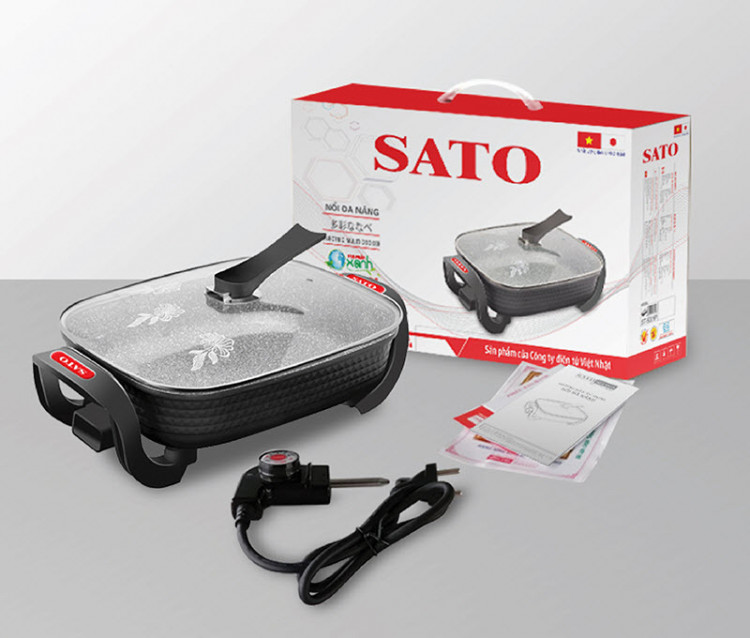 Nồi lẩu điện đa năng SATO ST-502HP 4