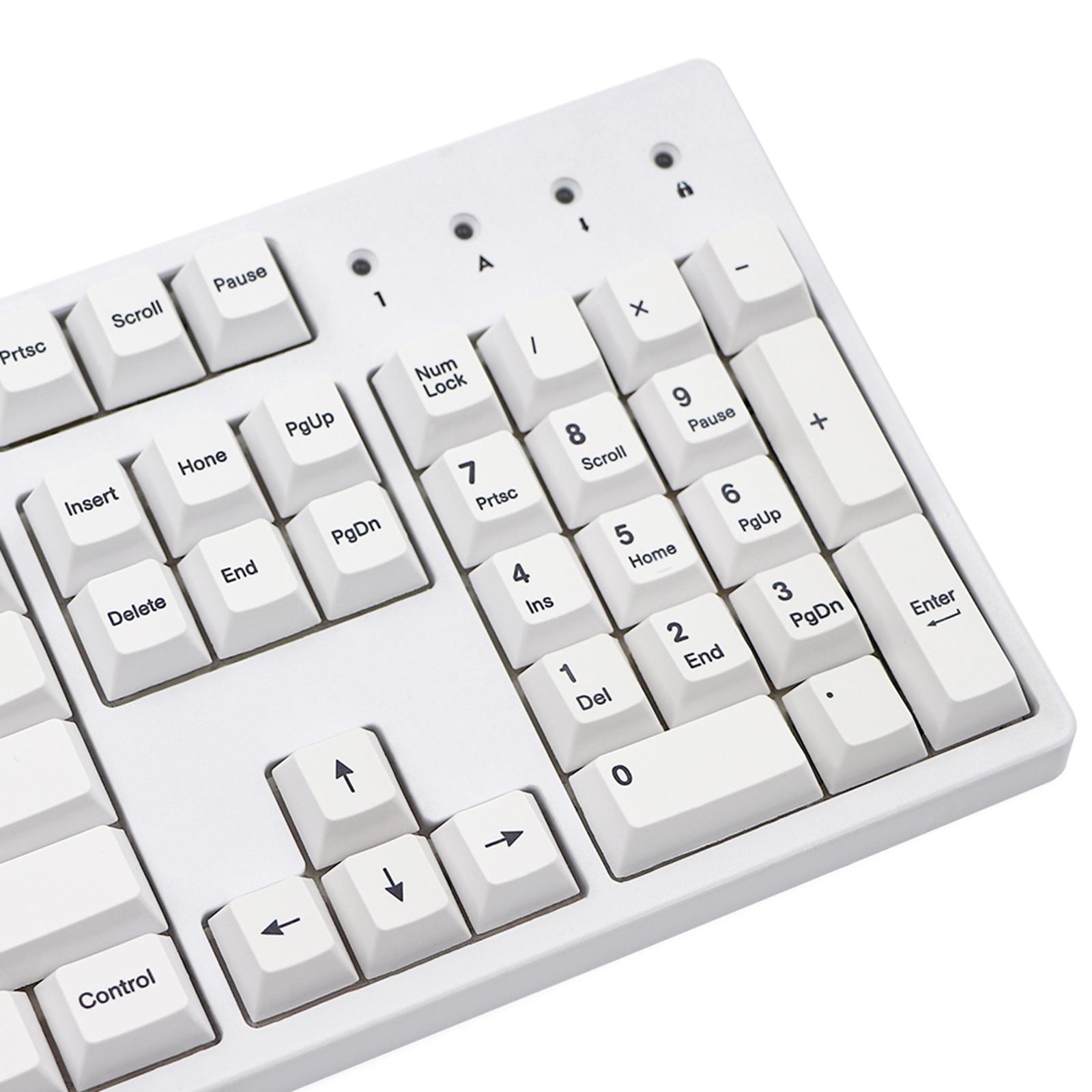 135-Key Minimalist Theme Keycaps DIY Parts for Cherry 108 keys Only Keycaps