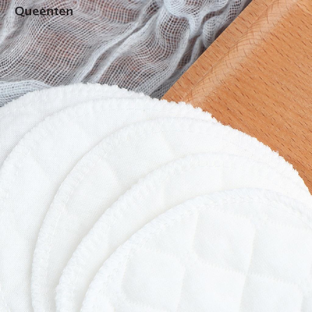 Queenten 20Pcs Reusable Cotton Pads Washable Makeup Remover Pad Soft Face Skin Cleaner QT