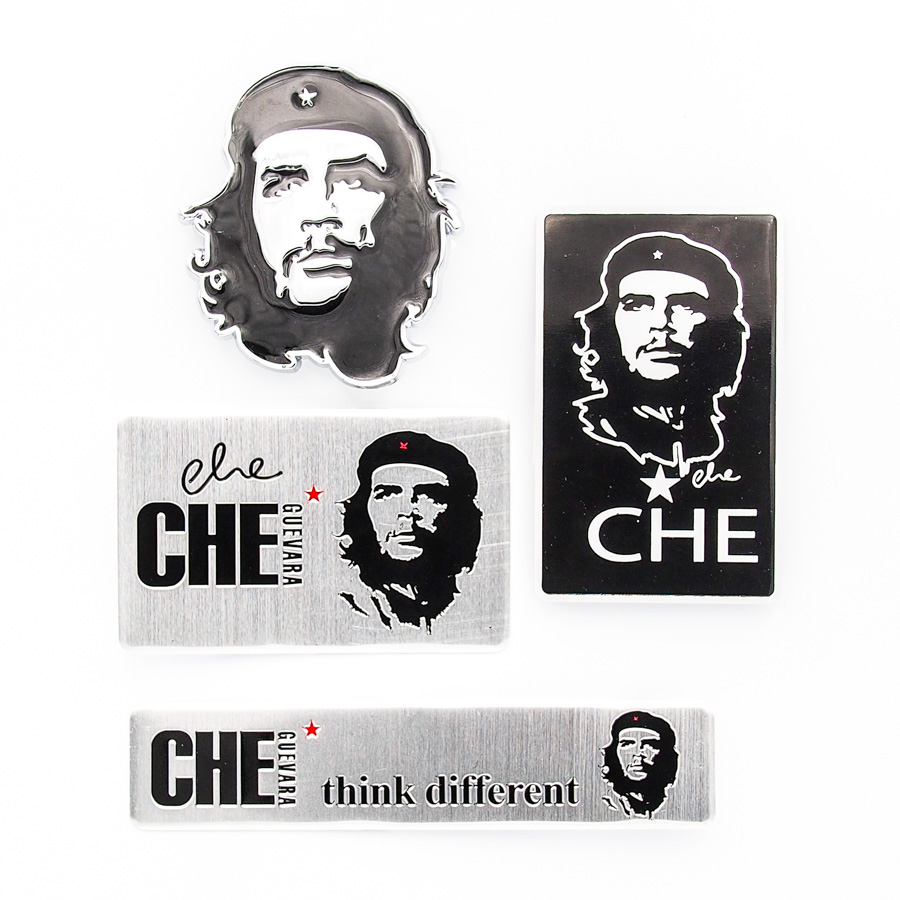 Set 4 sticker metal kim loại - Che Guevara