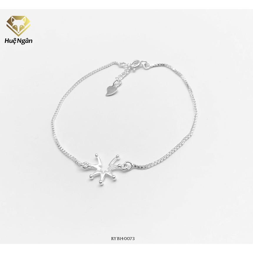 Lắc tay bạc 925 Huệ Ngân - Hình học RYB140073