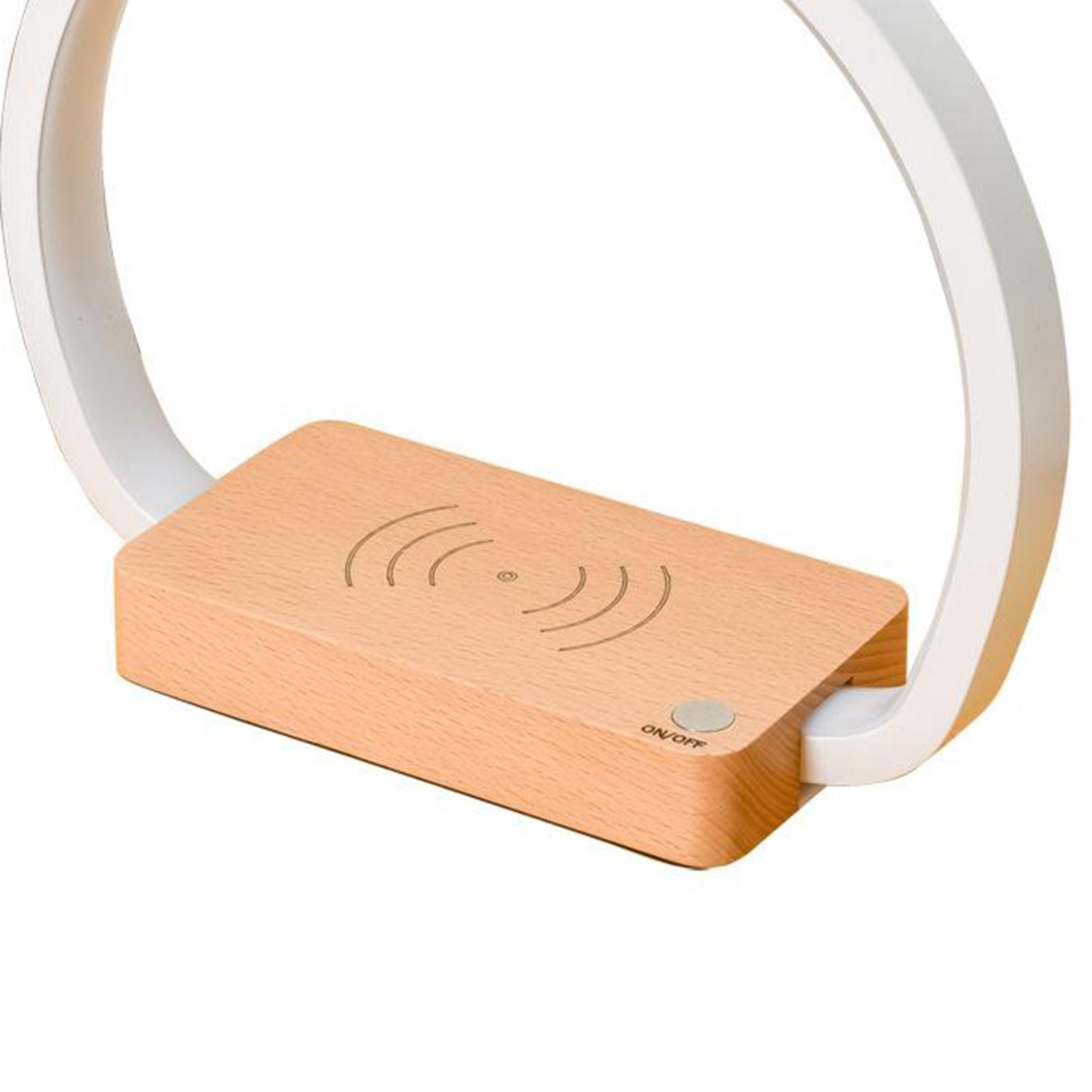 LED Bedside Lamp with  Charger Charging Dock Night Light for   XR X