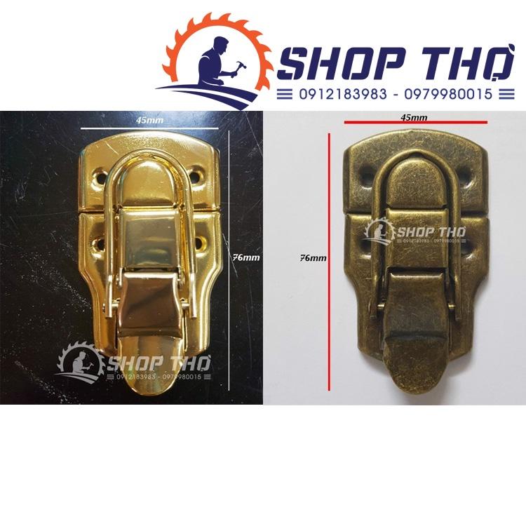 Khóa hộp giả cổ loại lớn JDI-186 màu vàng, màu đồng
