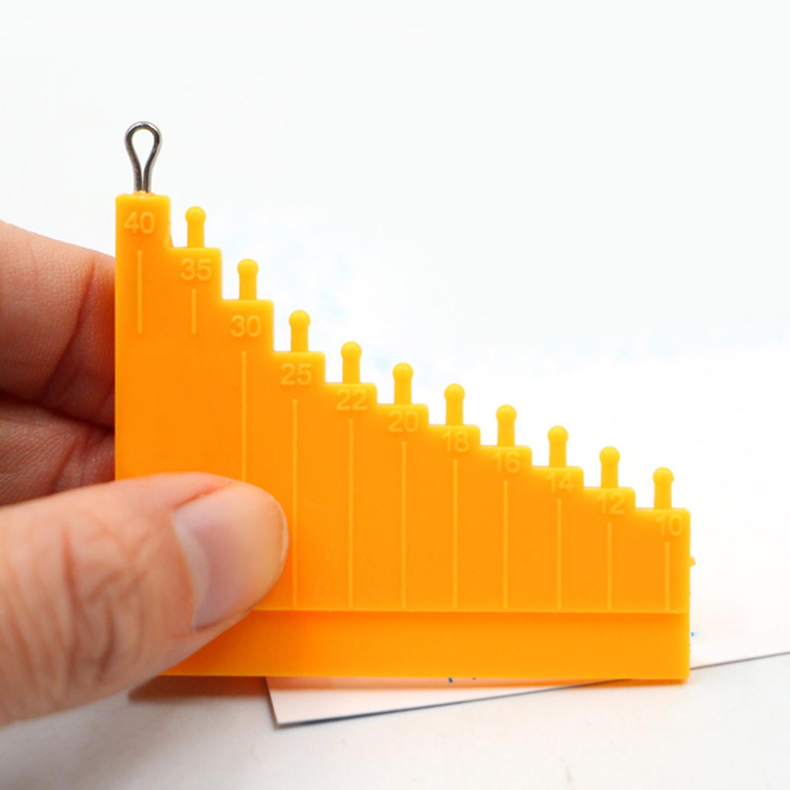 PP Hair Gauge Hair Rig Measurement Tool Carp Feeder Rig Tool Carp Fishing