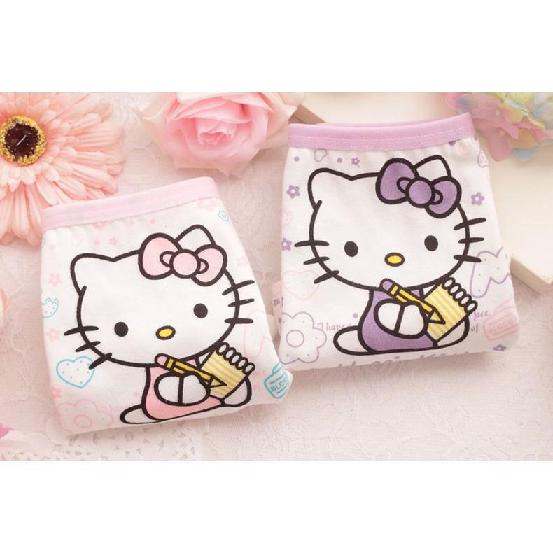 Quần Chip Hello Kitty Xinh Xắn Cho Bé Gái 8-18kg