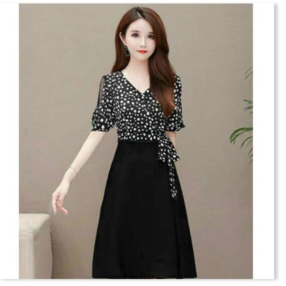 ĐẦM LỤA THIẾT KẾ HỌA TIẾT ĐƠN GIẨN NHƯNG KHÔNG KÉM PHẦN SANG TRỌNG TRANG NEMO 36 FASHION