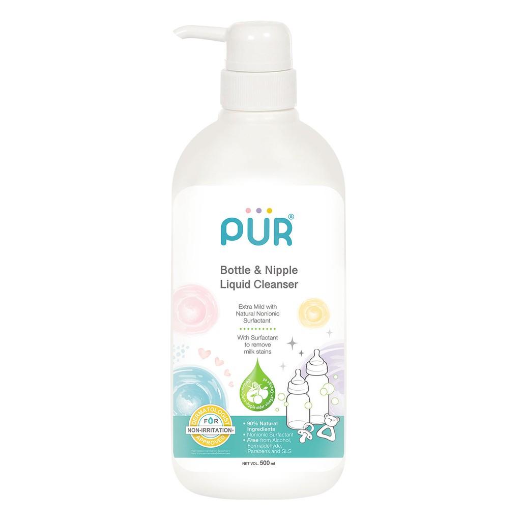 Nước rửa bình sữa và núm ti Pur, gói 450ml