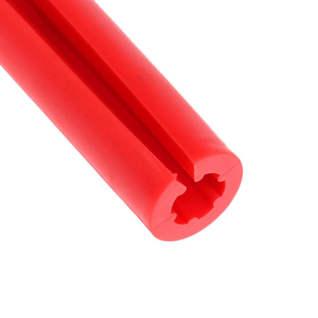 8xProfessional Pool Snooker Billiard Cue Tip Rubber Hang Clamp Holder Red