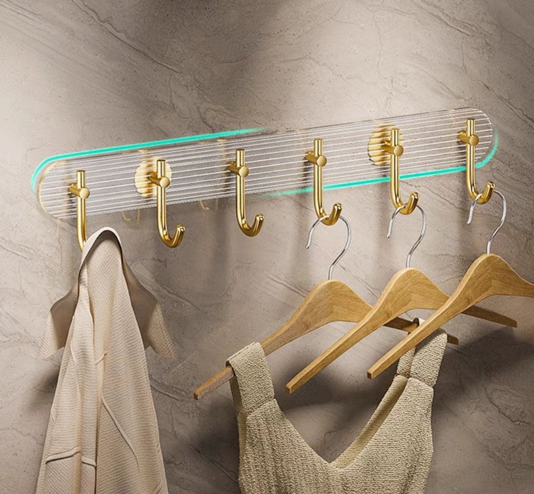 MÓC KỆ GIÁ TREO ĐỒ QUẦN ÁO ĐA NĂNG - GIÁ MÓCTREO ĐỒ INOX &amp; ABS DÁN TƯỜNG SIÊU DÍNH CHẮC CAO CẤP KHÔNG CẦN KHOAN TƯỜNG ỐC VÍT DỄ SỬ DỤNG TIỆN LỢI