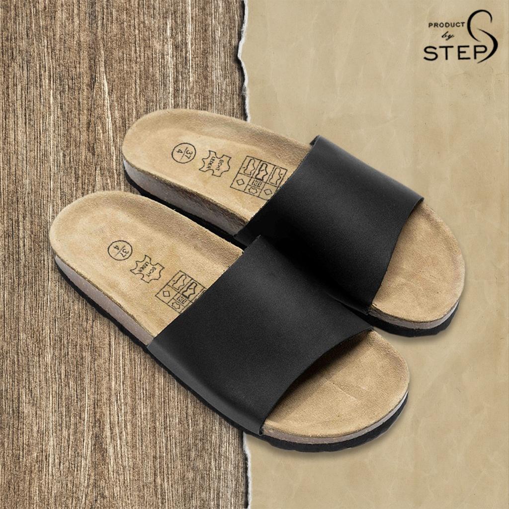 Dép đế trấu Unisex Da Quai bản ngang (Size 35-45