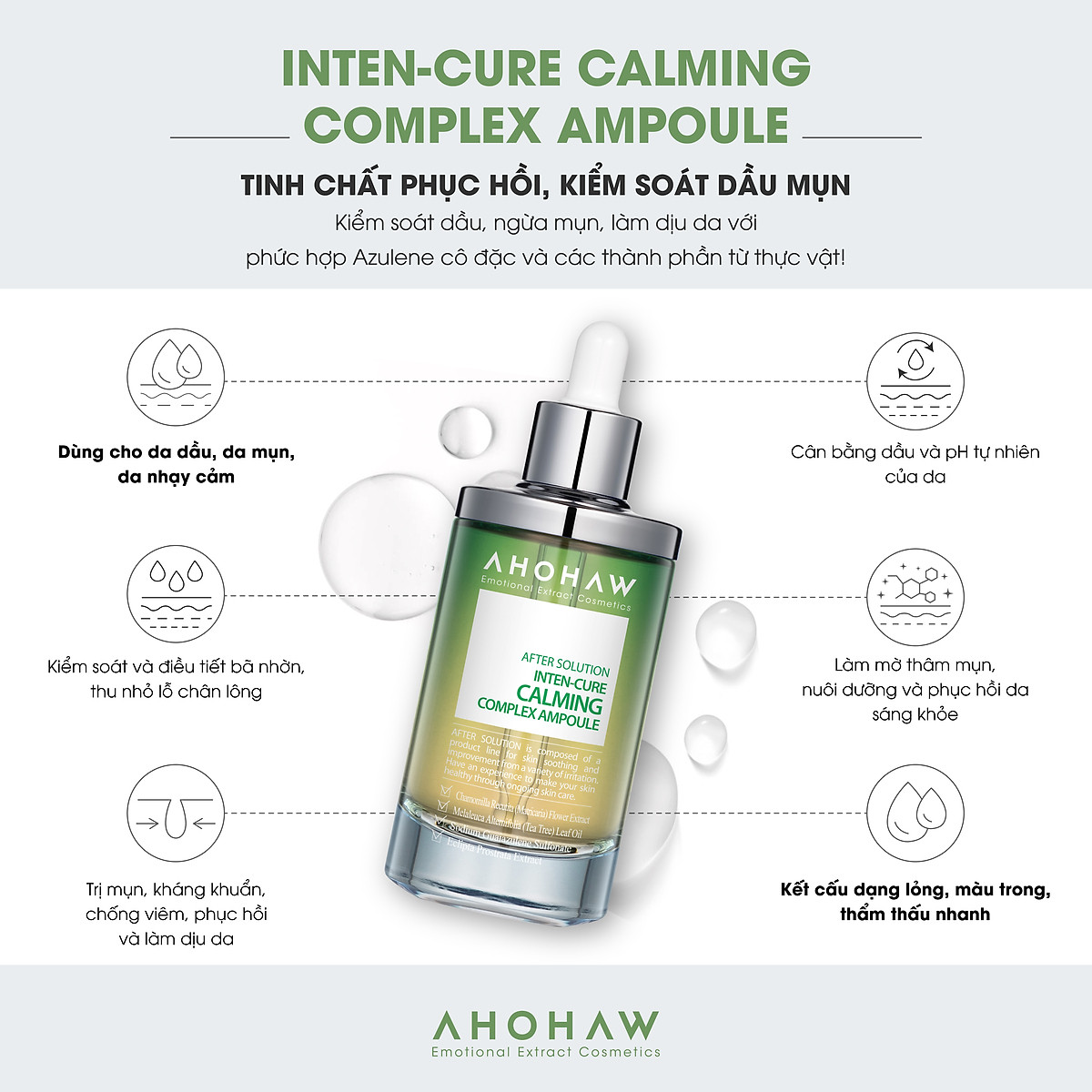Tinh Chất Phục Hồi Da Cao Cấp Ahohaw After Solution  - Hàng Chính Hãng
