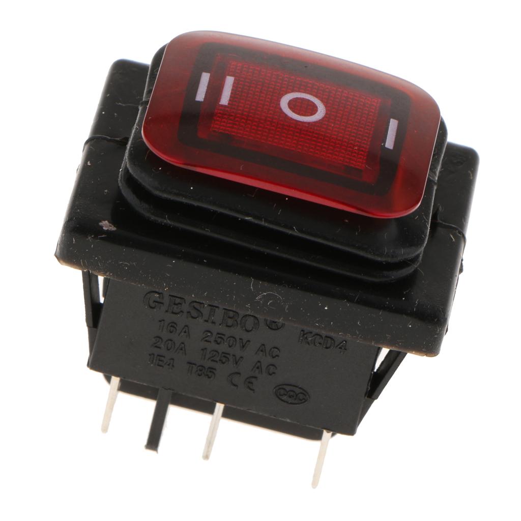 Vòng Công Tắc 3 Pin 3 Vị Trí/TẮT/Mở Thuyền Đính Đá Công Tắc cho Xe Tải Thuyền