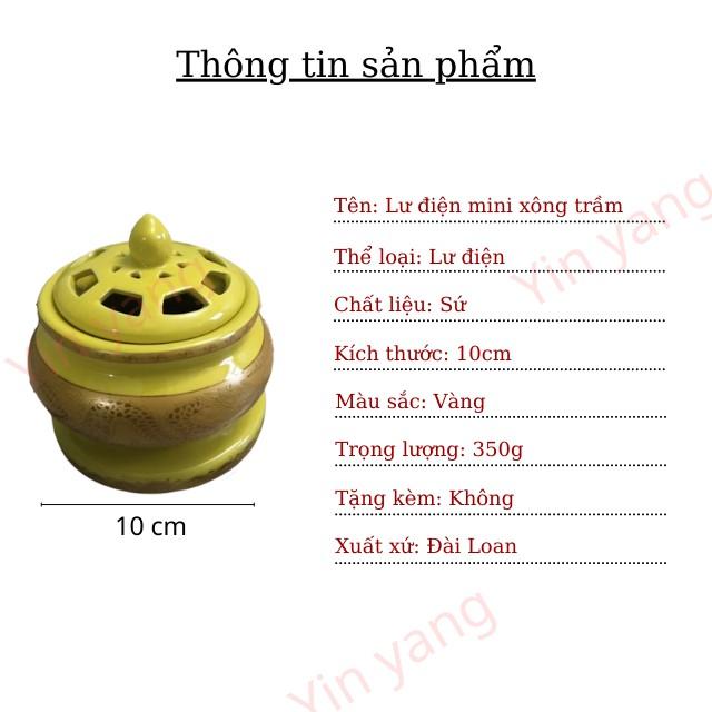 Lư Xông Trầm Mini Cao Cấp- Lò Điện Đốt Trầm Hương Nhỏ cao cấp, chất lượng