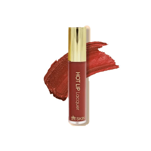 Son Kem Lì Hàn Quốc Hot Lip Lacquer Zelyn Skin ( 222- đỏ nâu )