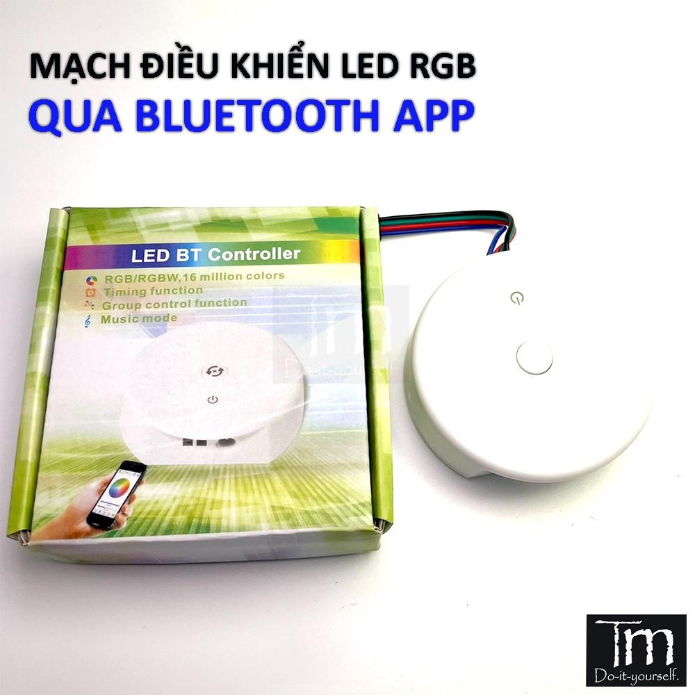 Mạch Điều Khiển LED RGB Qua Mobile App Bluetooth Nháy Theo Nhạc