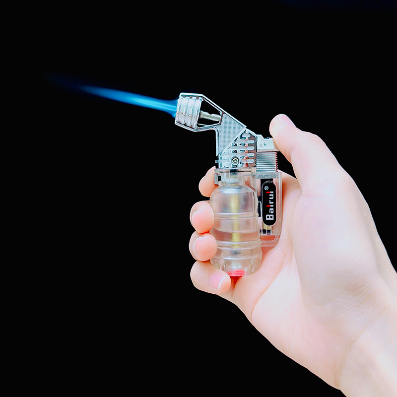 Bật lửa hột quẹt khè ngang BAIRUI BR652 hình hồ lô gas lộ thiên - xài gas