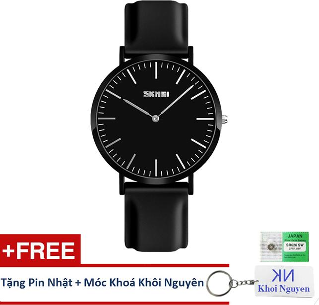 ĐỒNG HỒ NỮ DÂY CAO SU SKMEI 91TCK79