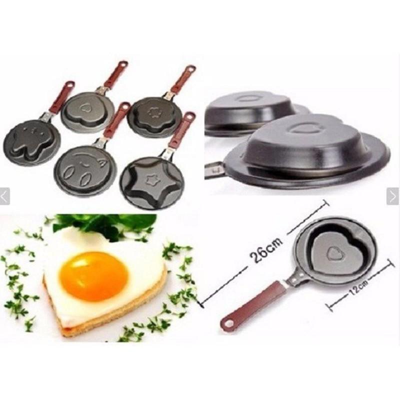 CHẢO CHIÊN TRỨNG HÌNH TRÁI TIM, HÌNH THÚ