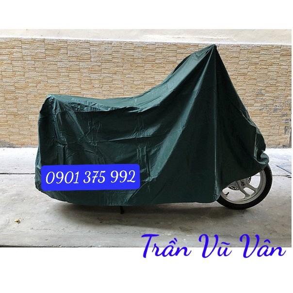 Bạt Phủ - Áo Trùm Xe Máy Cao Cấp Vải Dù 2 Mặt Che Nắng, Mưa Giữ Xe Luôn Như Mới Vừa Tất Cả Loại Xe