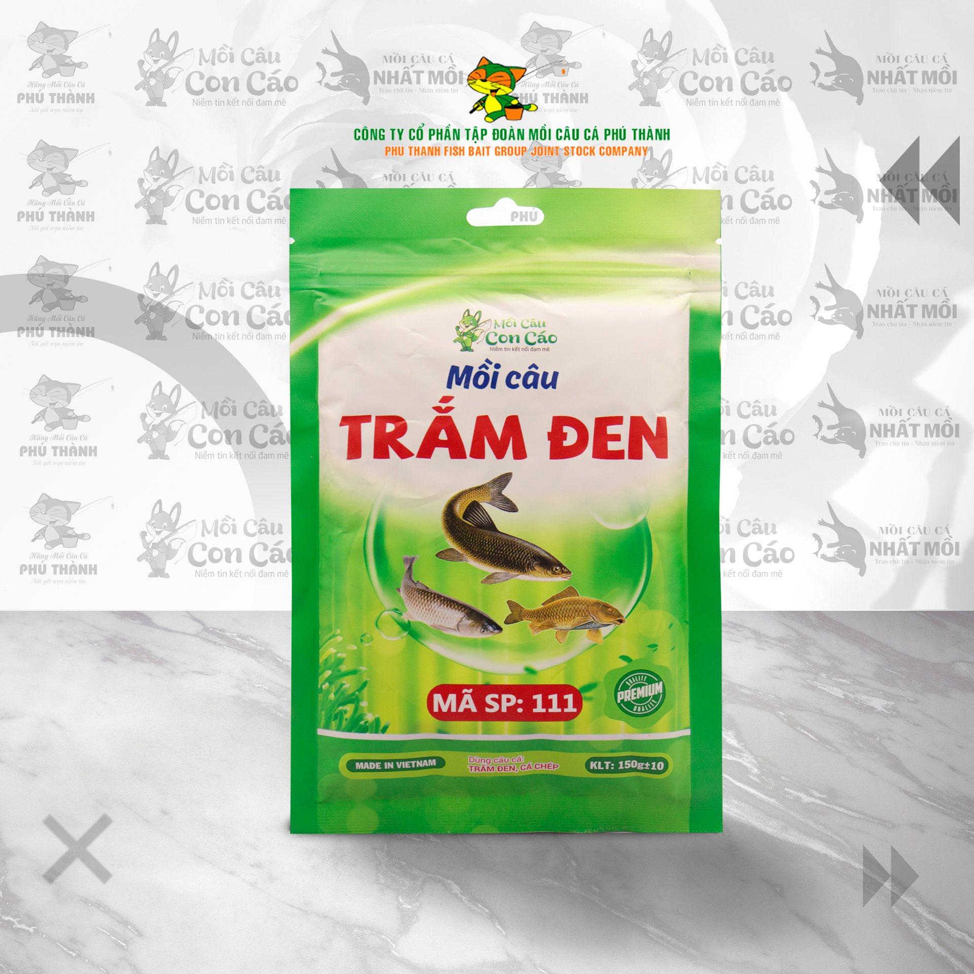 Mồi Câu Trắm Đen Mã 111